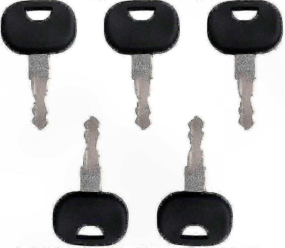 10 Pcs Ignition Replacement Keys for Tractors, Excavators, Loaders and More Universal Fit Keys