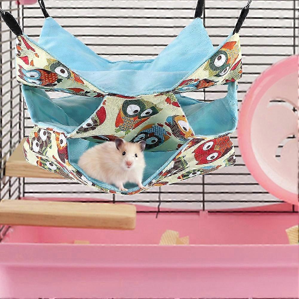 Pets Hamster Squirrel Hanging Hammock Winter Warm Pet Nest Sleeping Bed Cave CageS