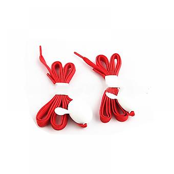 Veeki Nylon LED Laces, 3 Modes Light Up Laces for Party Favors Hip-hop Dancing Cycling Hiking Skating (red)
