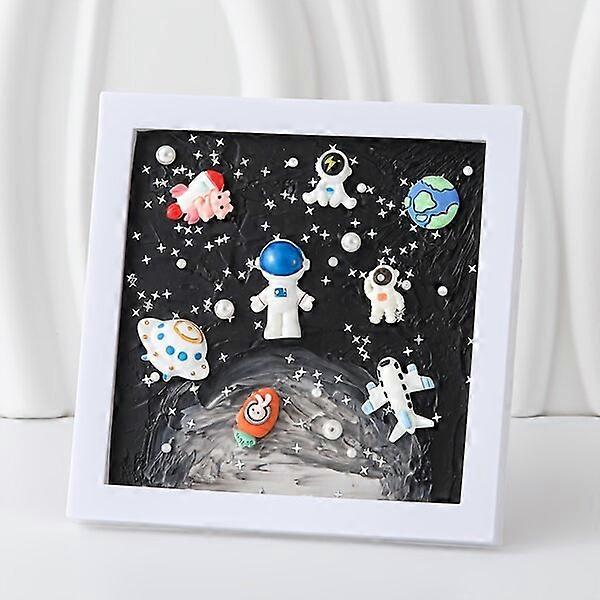 Handmade gift photo frames, 3D textured micro landscapes, decorate spaces to show individuality