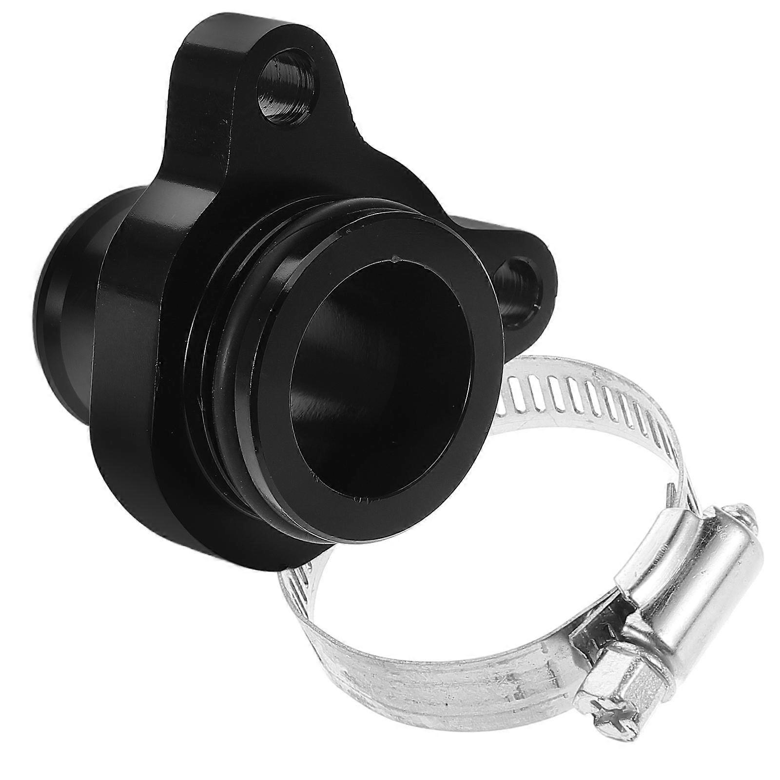 Water Hose Fitting Replacement with Clamp for Car Use Black Metal Enhanced Performance Firm Construction