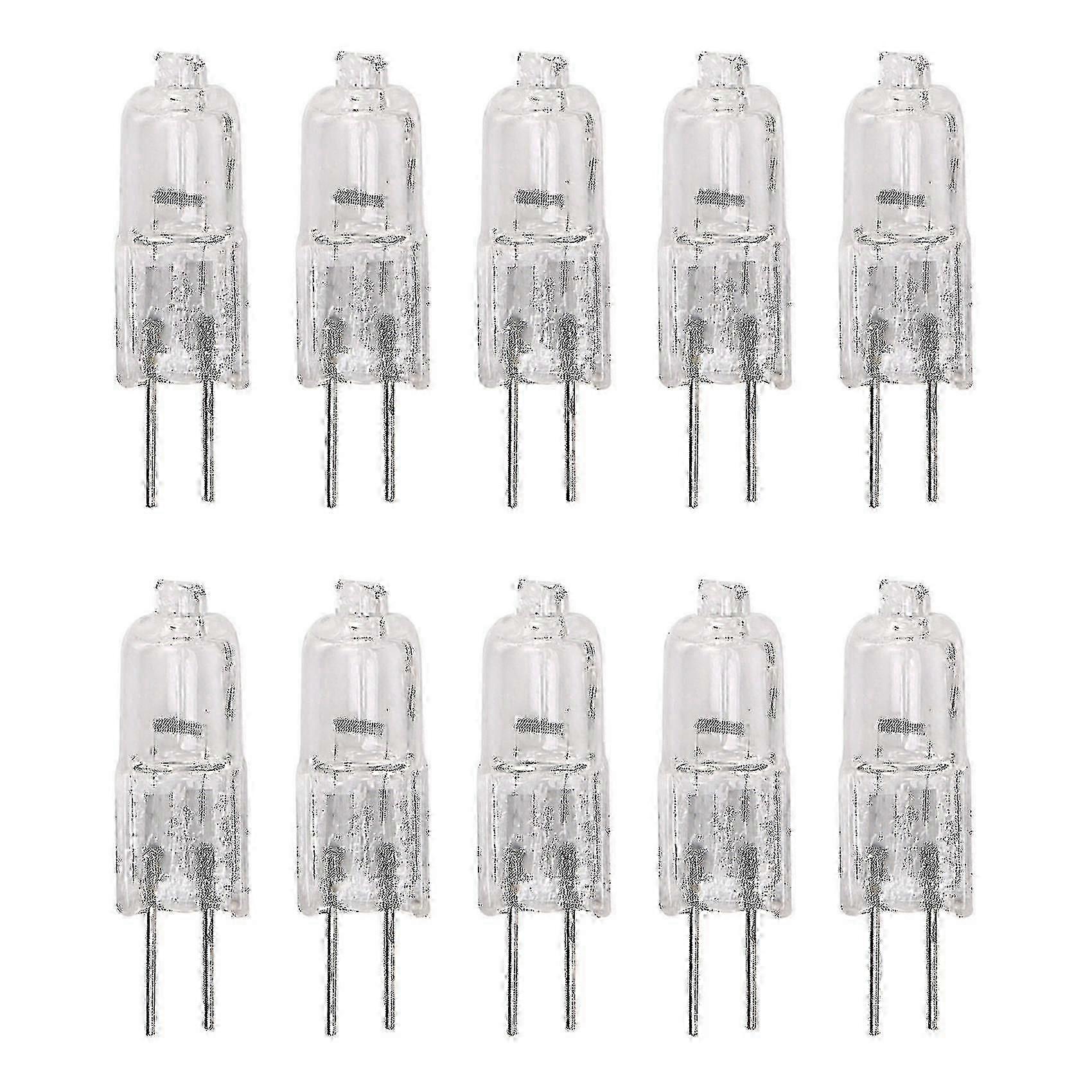 10 パック G4 ハロゲン電球 10W ウォーム ホワイト - 家庭用のエネルギー効率の高い照明