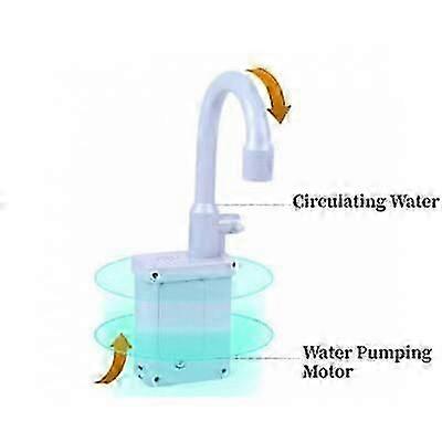Kids' Play Kitchen Sink Toy with Running Water Faucet for Imaginative Fun