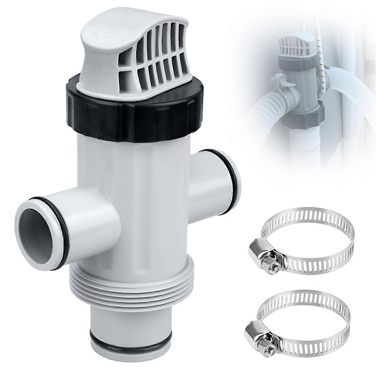 Pool Hose Plunger Valve for Above Ground Pool and Pool Pump, 11872 Dual Split Hose Plunger Valve Replacement Parts