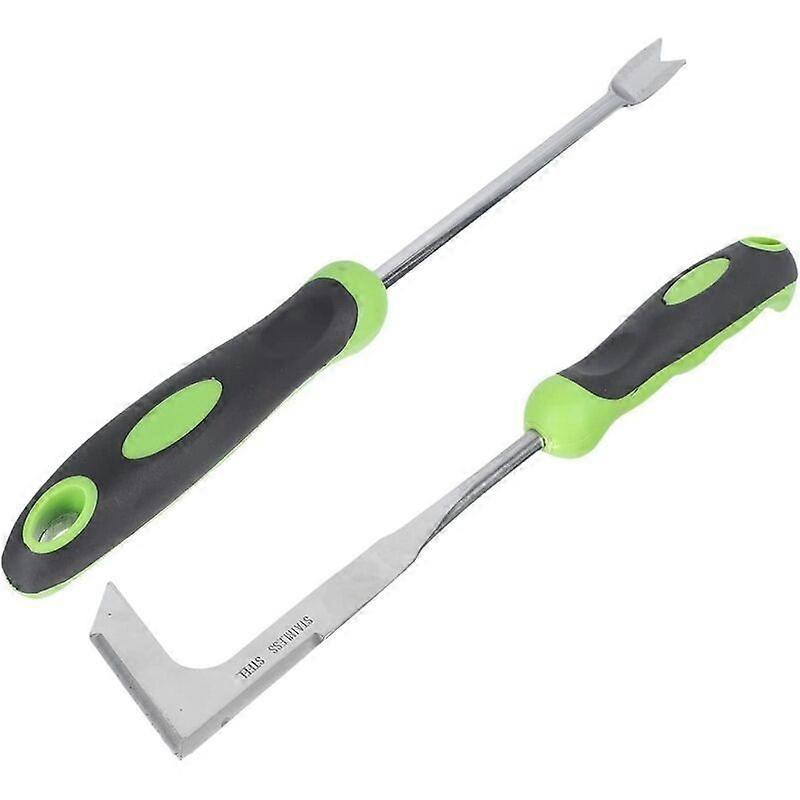 2PCS Crack Weeding Tool (Crack Weeding + Dandelion Fork)