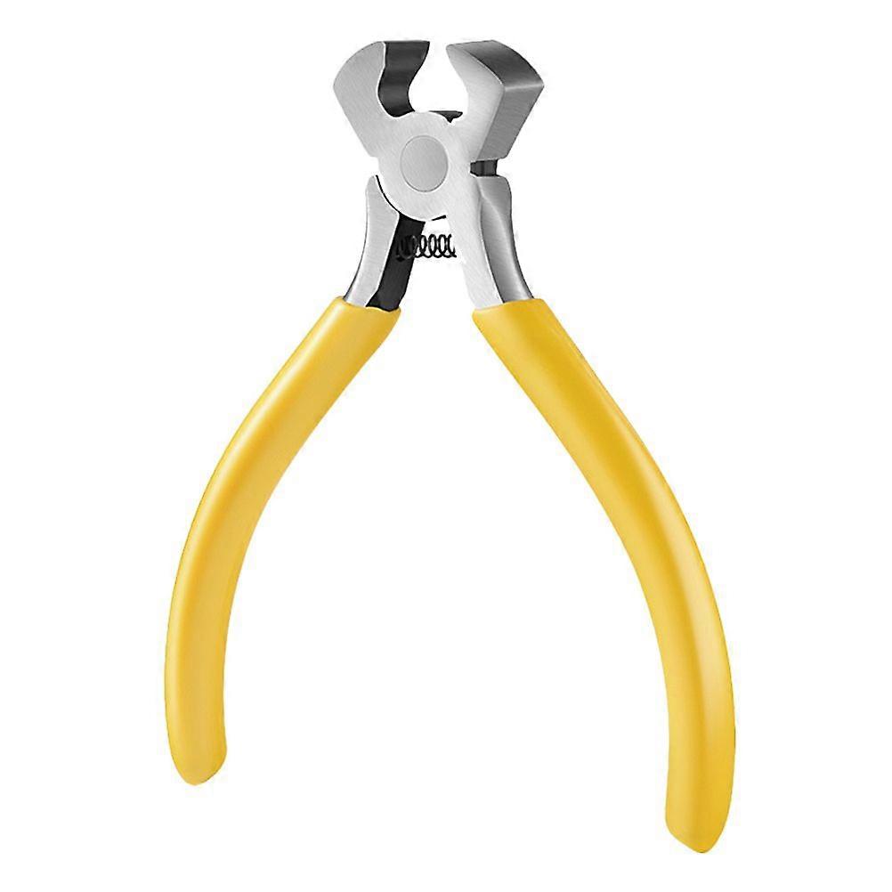 1Pc Pince à noix en acier inoxydable Noix pratique Cacahuète Pignet de pin Décortiqueuse (jaune)