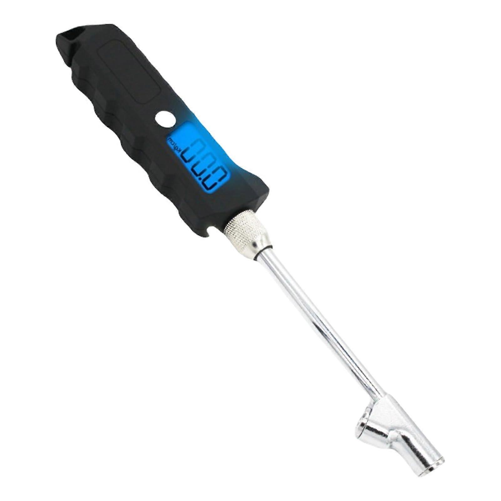 Digital Tire Pressure Gauges With Long Rod Design And Clear Display Screen For Accurate Measurement And Safe