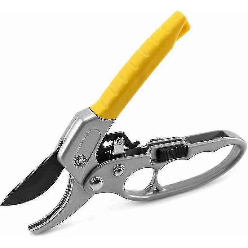 Pruning shears, 20cm professional ratchet pruning shears, straight blade secateurs, for trees, pts