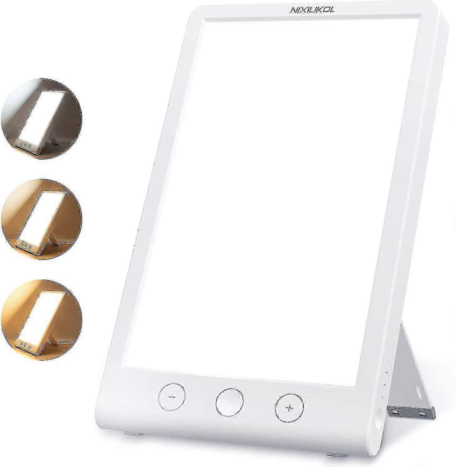 Daylight Lamp, 10,000 Lux Light Therapy Lamp With Timer, Touch Control, Continuous Dimming, Uv Free Sunlight Lamp Against 1 Pc (h-3) Cy