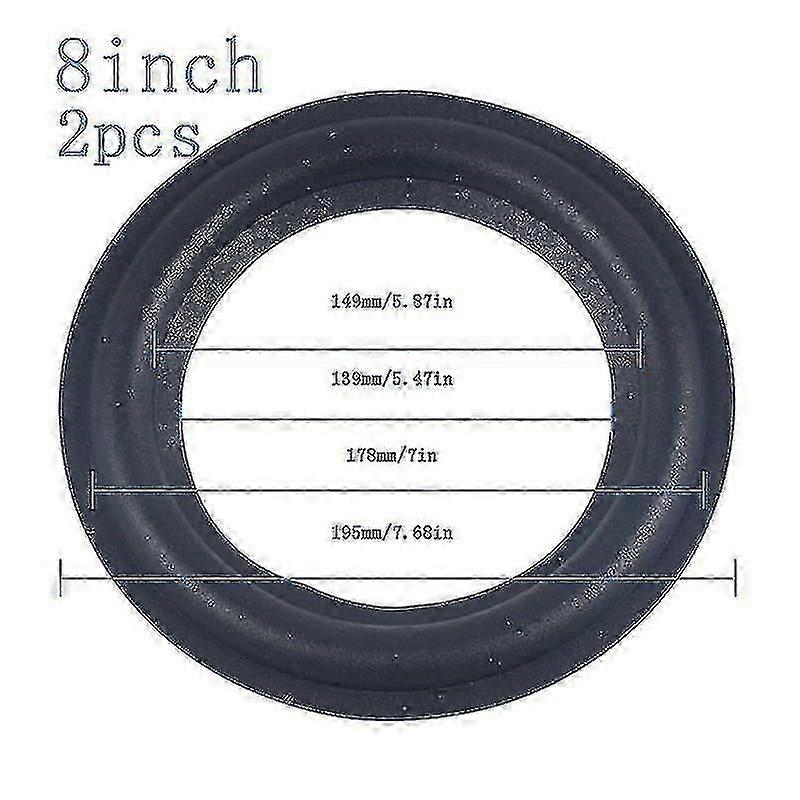 High Elasticity Foam Speaker Surround & Woofer Edge Replacement 4/5/6.5/8/10/12 Inch