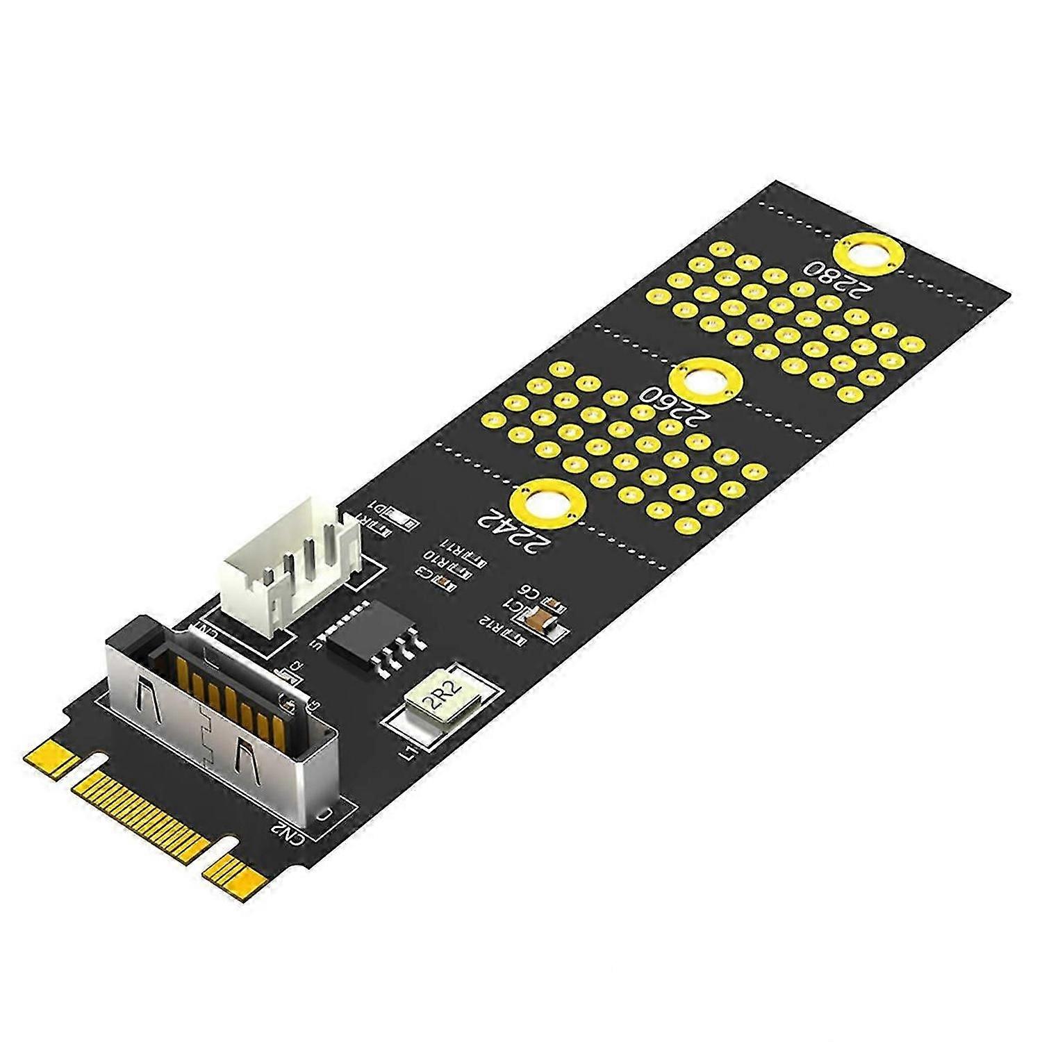 NGFF(M.2) Key B+M /B to SATA 2.5Inch Adapter