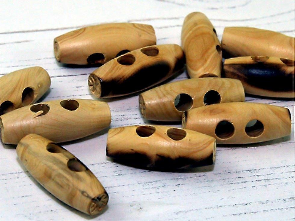 Dill Wood Toggle Buttons (Value Pack)