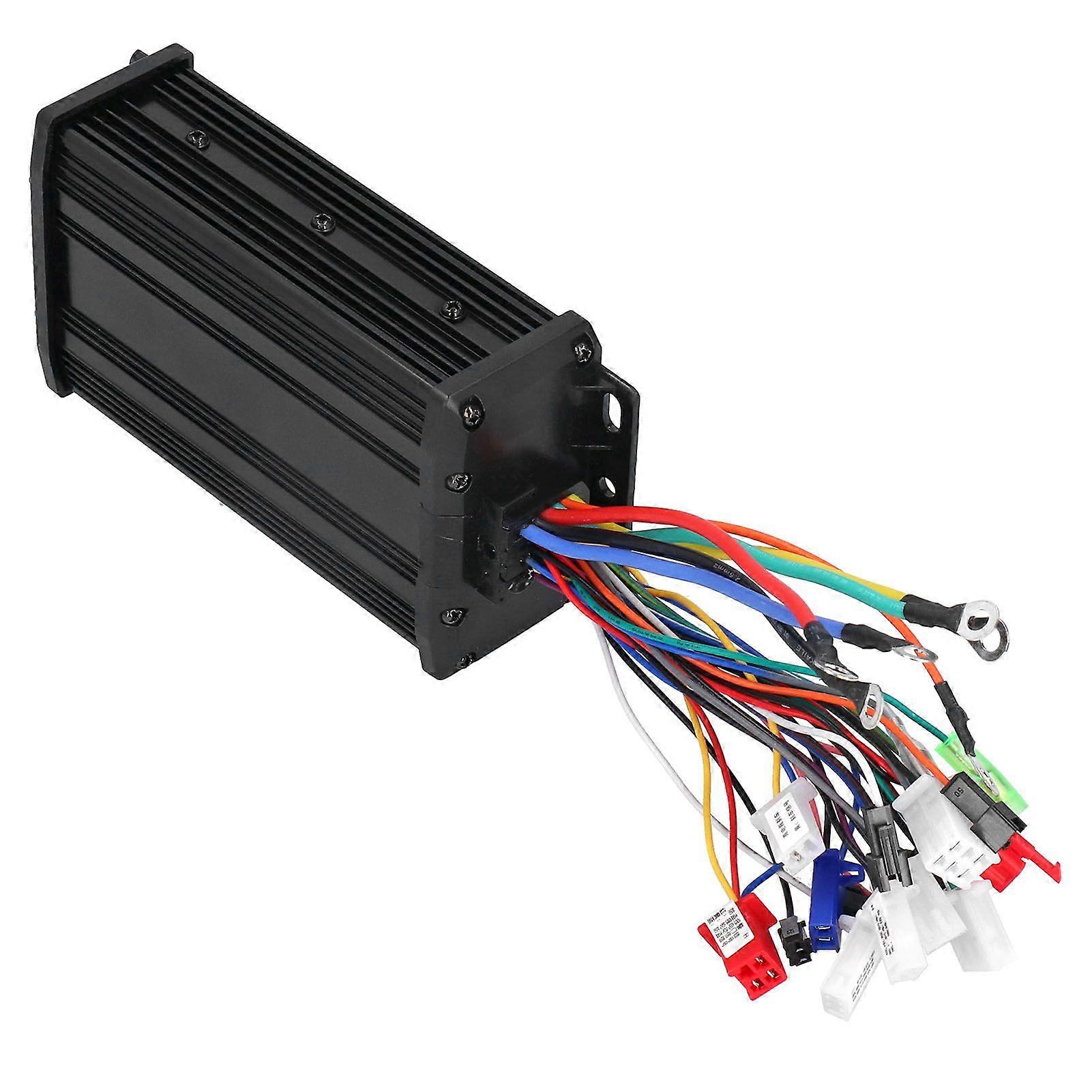 600W Sinusoid Mute Aluminium Electric Scooter Brushless Speed Governing Motor Controller48V-64V