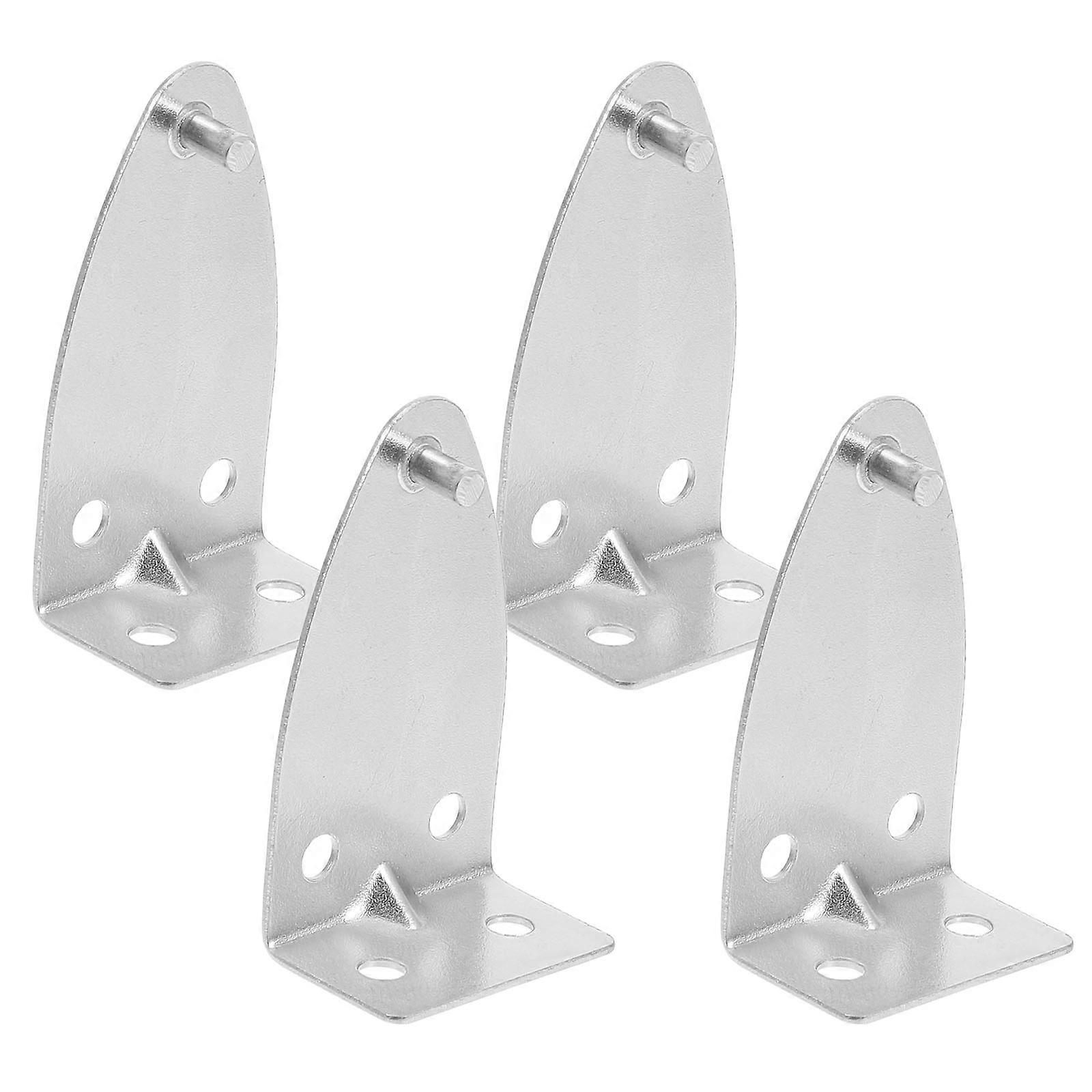 Blinds Bottom Rail Hold Clips Silver Acrylic Clips for 4Sets