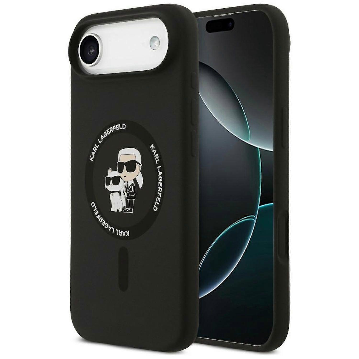 Karl Lagerfeld Apple iPhone 17 Air Silic. Karl&Choupette Ring MagSafe