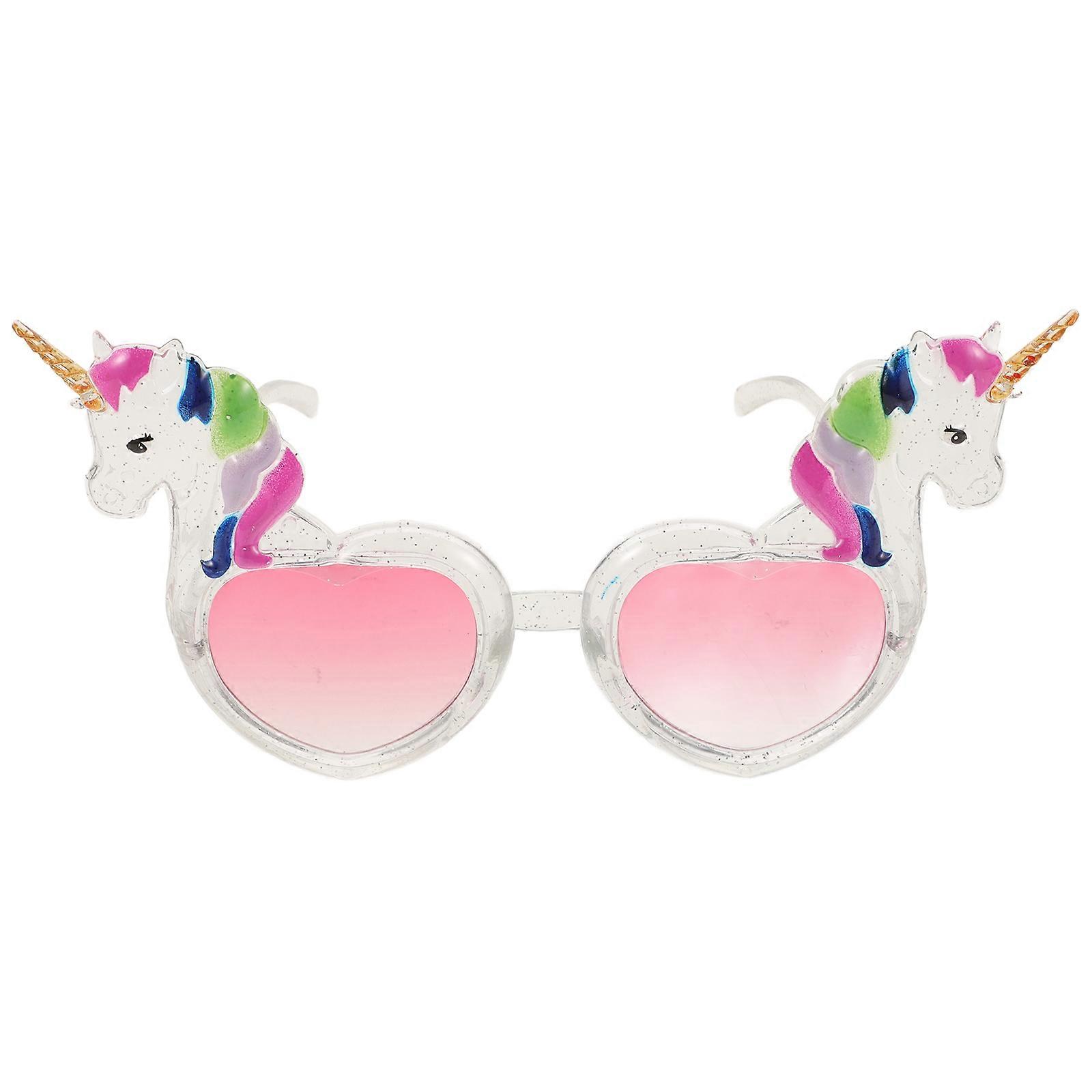 Unicorn Party Glasses Transparent Unicorn Eyeglasses for Decoration