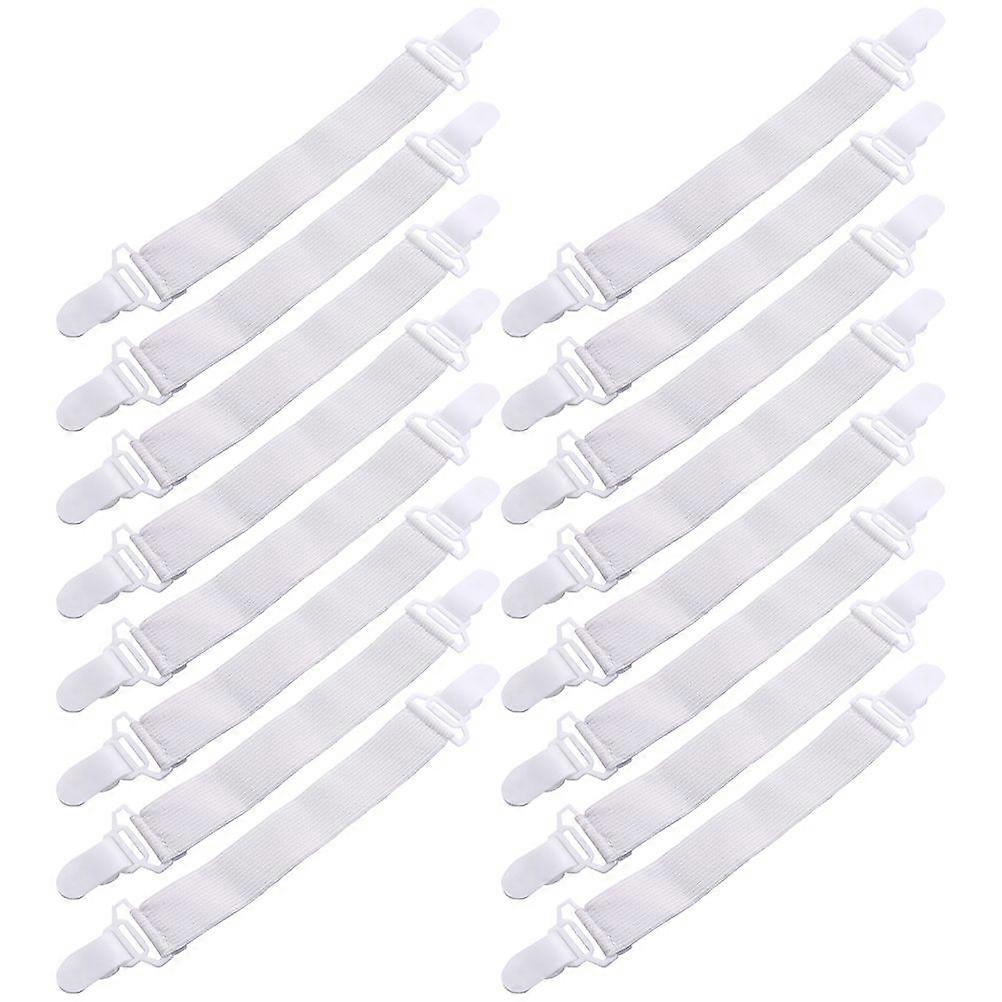 16 Pcs Practical Anti-slip Sheet Buckles Bed Sheet Fastener Bed Sheet Keeper