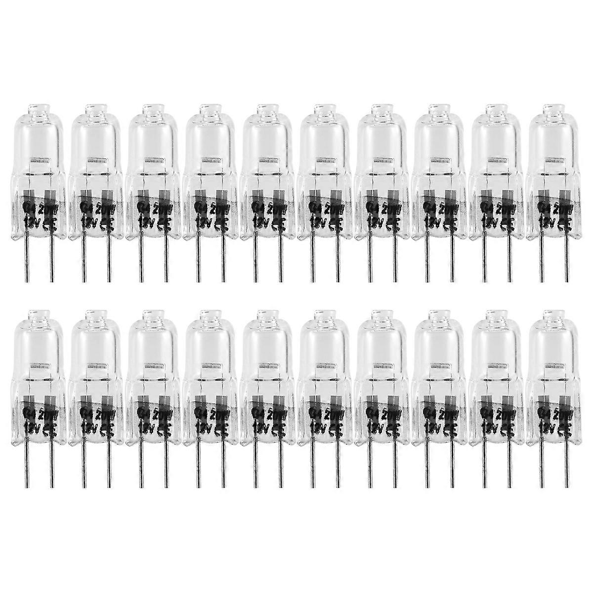 20 Pcs G4 Halogen Bulbs,20W 12V Halogen Light Bulbs