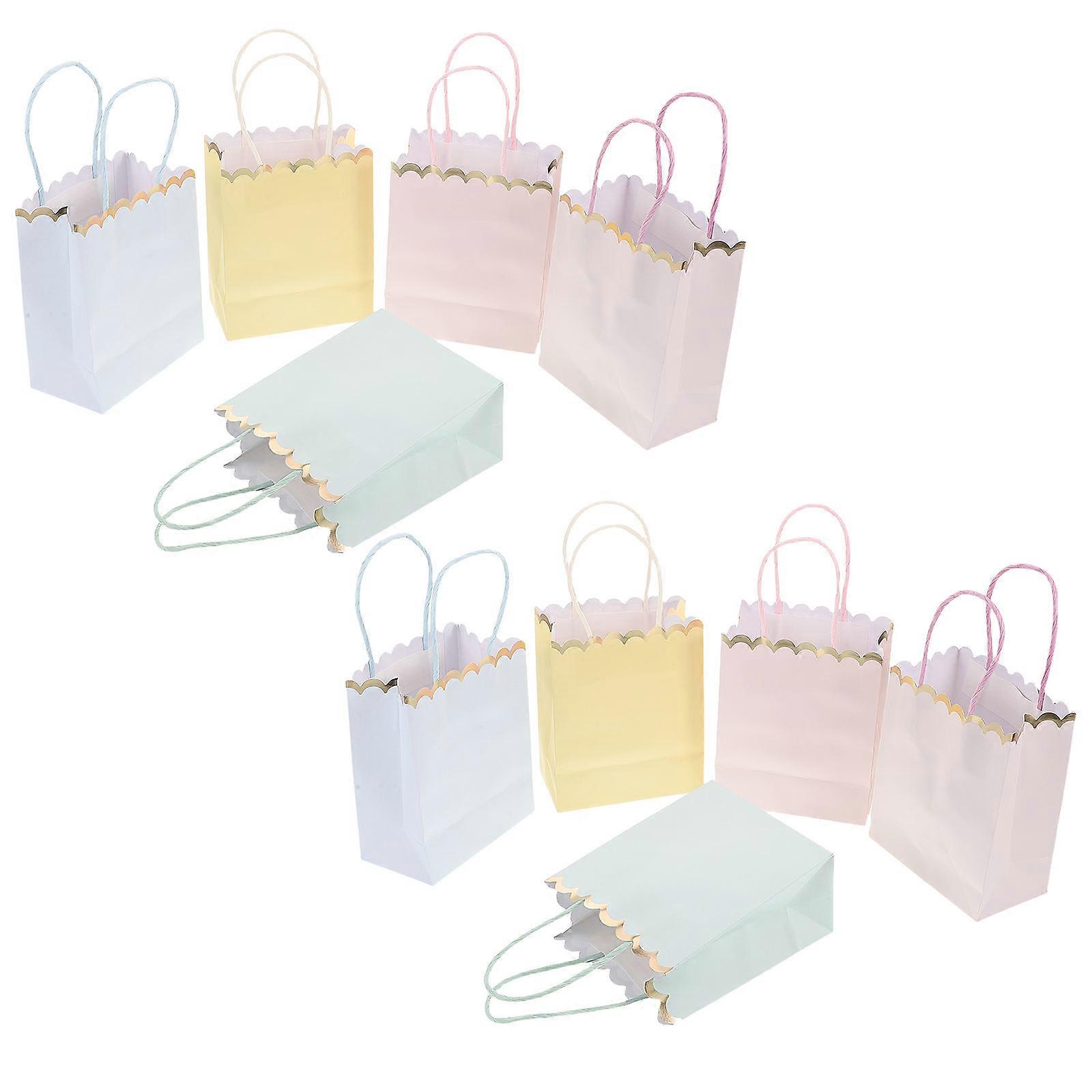 30Pcs Assorted Color Mini Paper Bags Party Favor Bags for Storage Use
