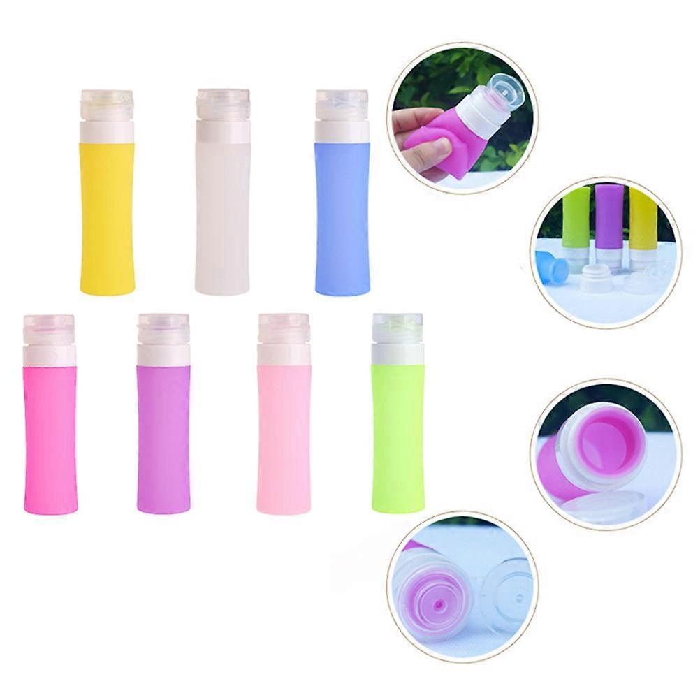 Silicone Bottles Travel Containers for Liquid Storage 3Pcs Portable Bottles