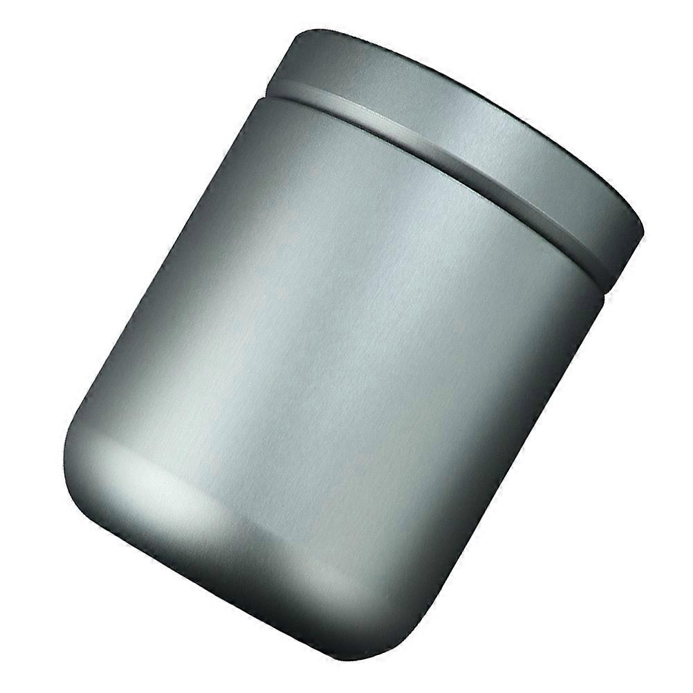 Portable Storage Can Airtight Storage Jar for Tea Leaves 2Pcs Silver