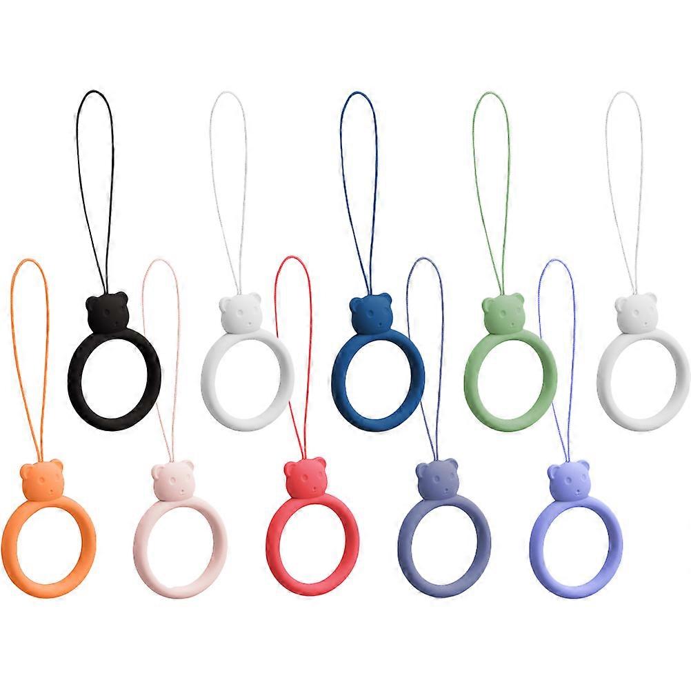 Lanyard Grip Holder Silicone Phone Ring Strap for 50Pcs Assorted Color