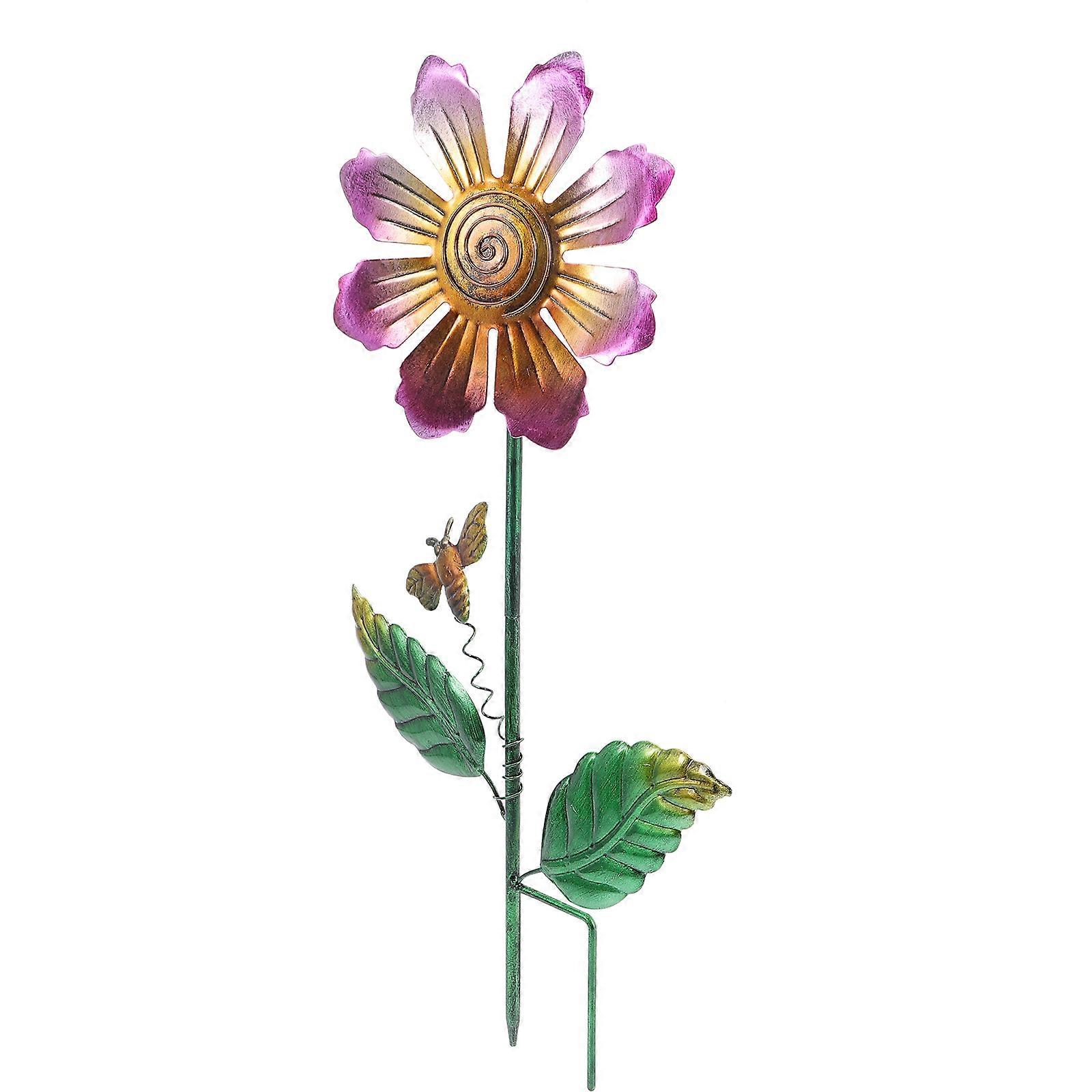 Yard Garden Sunflower Windmill Pinwheel Decorative for 5Pcs