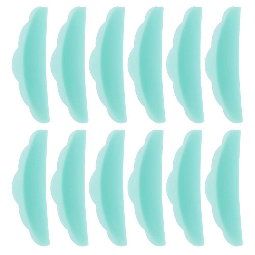 40Pairs Eyelash Perming Pads for Eyelash Curling Silicone Green