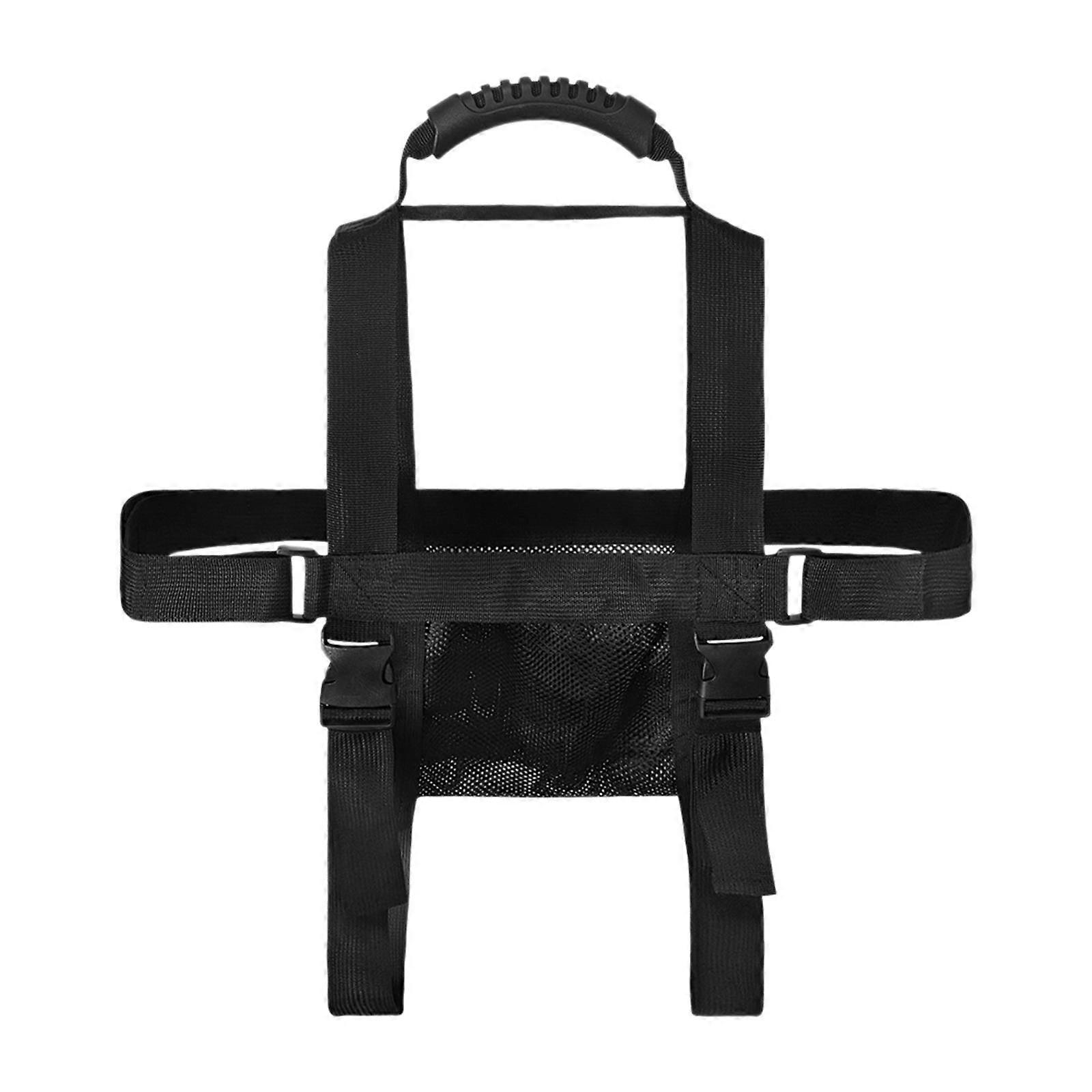 PC Tower Carrying Strap Portable with Pockets for Cable Computer Accessories