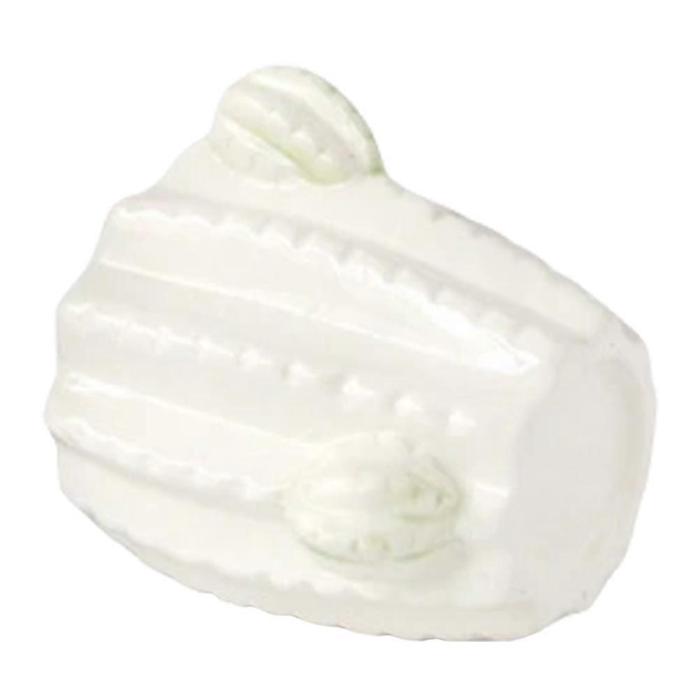 Table Vase Ceramic Decoration for Storage Use 3Pcs White Cactus Flowerpot