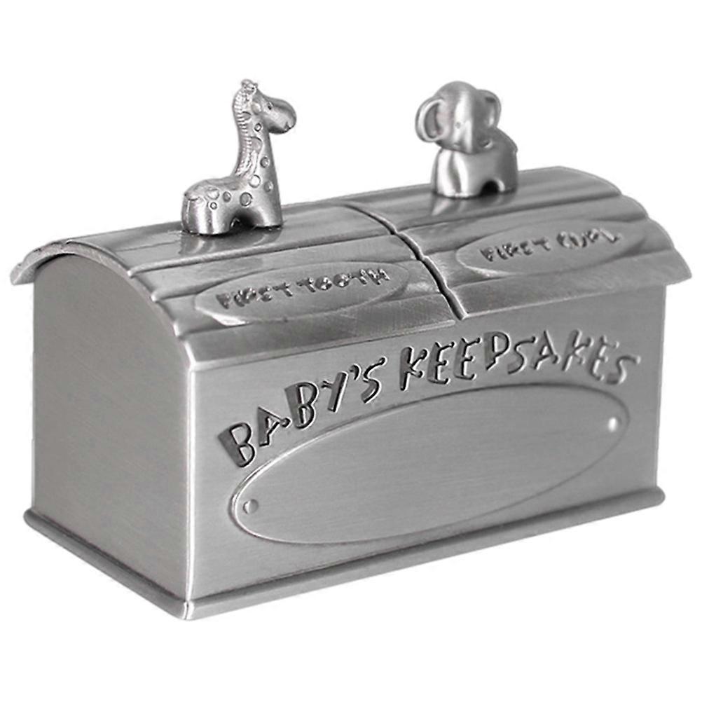 Baby Tooth Case for Storage Use 3Pcs Durable Silver Keepsake Organizer