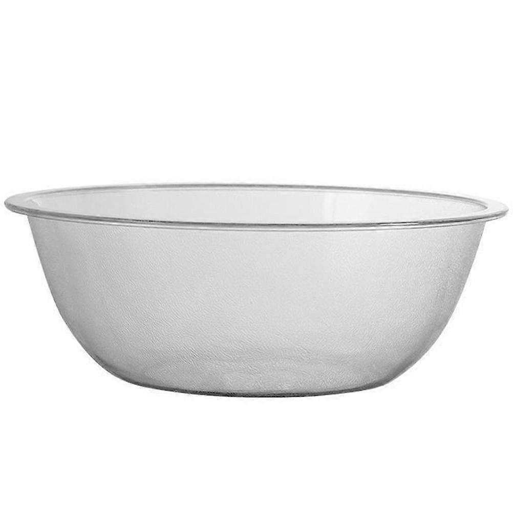 Large Clear Bowl Dish Basin Use Transparent Material Resistant to Odors 1Pcs