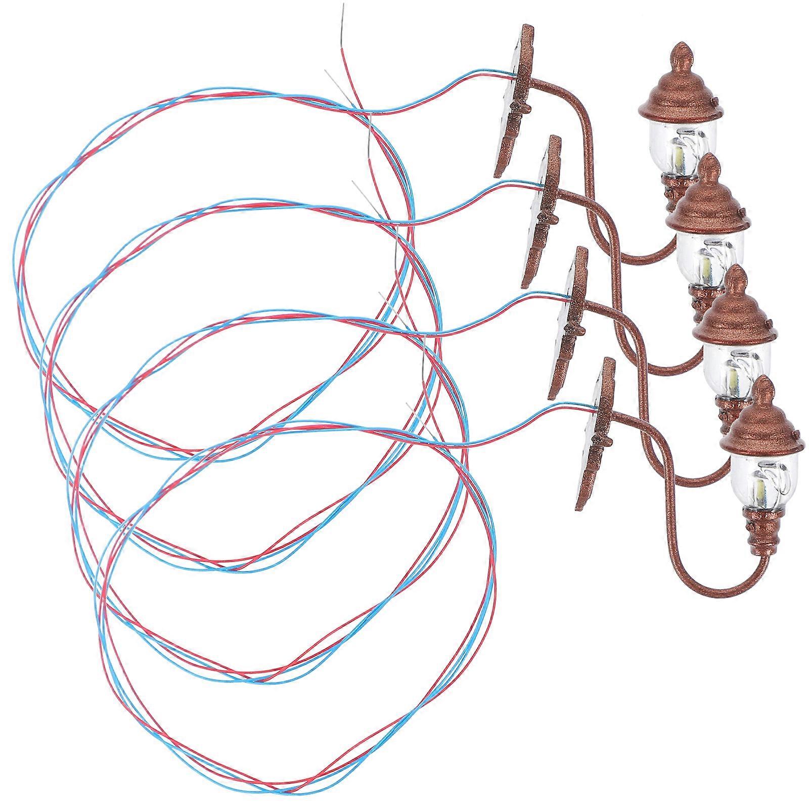 Mini Wall Lamp for Decor Coffee ABS Sand Table Decorative Lamp 12Pcs