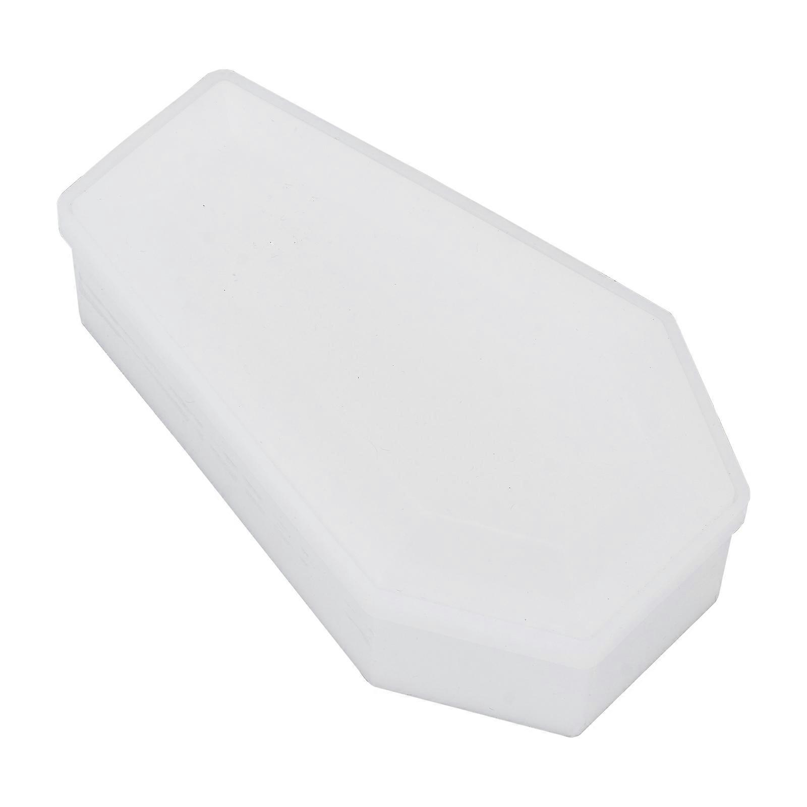 Transparent Coffin Mold Halloween Silicone Mold for DIY Projects 2Pcs