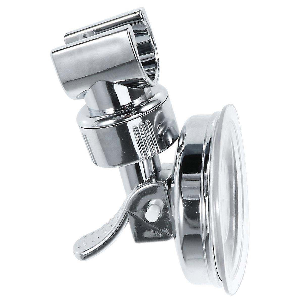 Shower Nozzle Bracket Adjustable Holder for Bathroom Use 3Pcs Silver