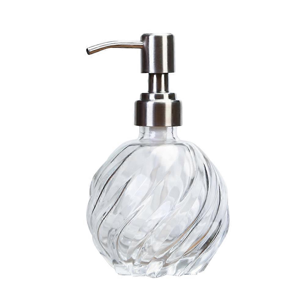 Glass Bottle Dispenser Subpackage Bottles for Storage Silver 125ml Pump Bottles