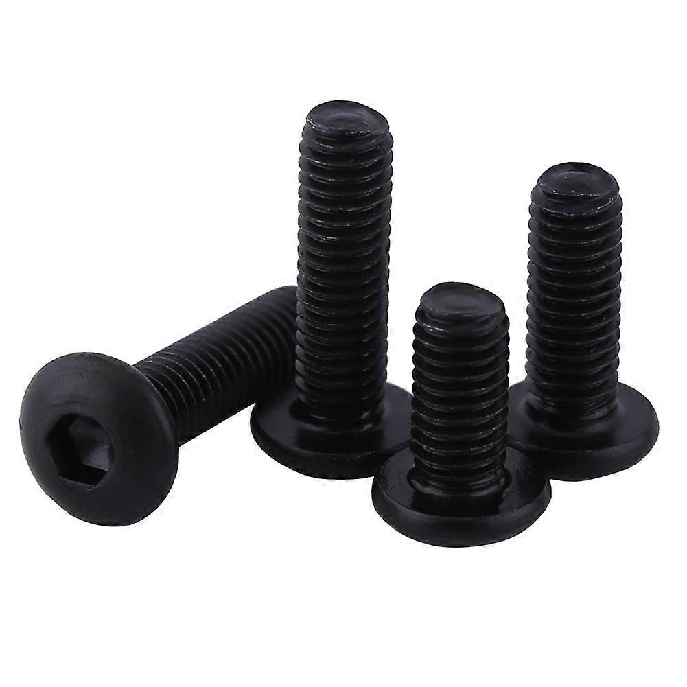 M3 Black Color 10.9 Alloy Steel Button Head Hex Socket Screws (M3*16mm)