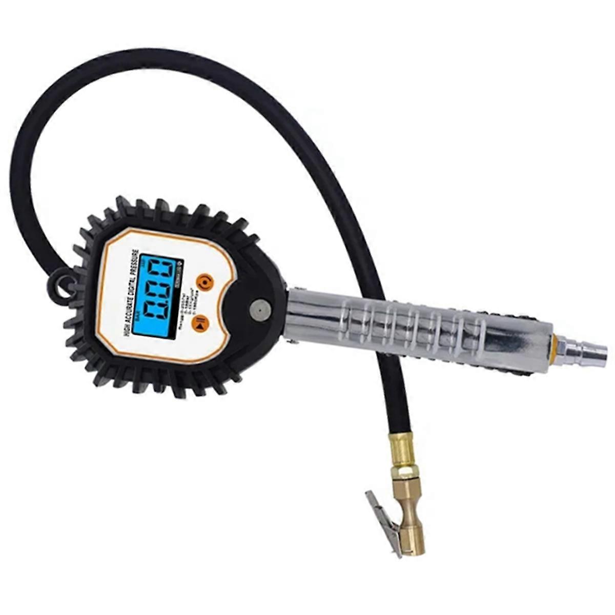 High- Digital Tire Inflation Tire Gauge Tire Fast Inflator Tyre Pressure Monitoring Tool Barometer