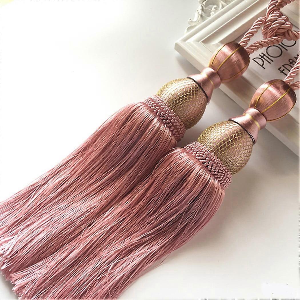 2pcs Large Tie Backs Ball Tassel Curtain Rope Tieback