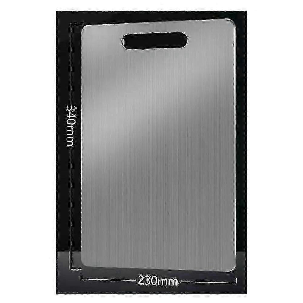 Titanium Cutting Board Double-Sided Easy Clean Kitchen Board for Healthy Cooking E 26s