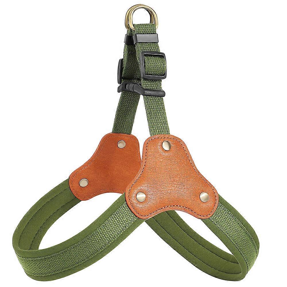 Nylon Step in Dog Harness No Pull Vest Soft Padded Adjustable for Small to Large