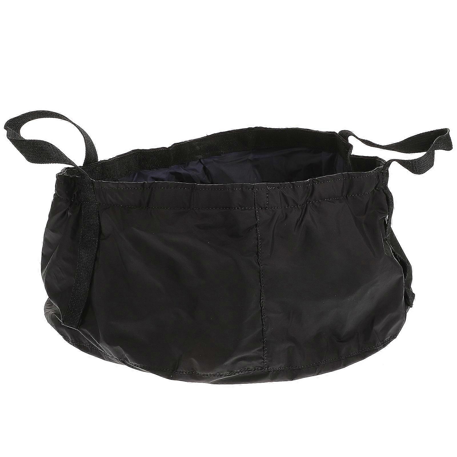 Portable Foldable Basin for Outdoor Water Storage Blue with 8.5L Capacity