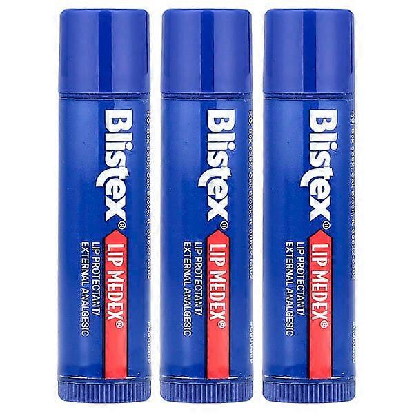 Blistex, Lip MedexÃÂÃÂÃÂÃÂ®, 3 Pack, 0.15 oz (4.25 g) Each