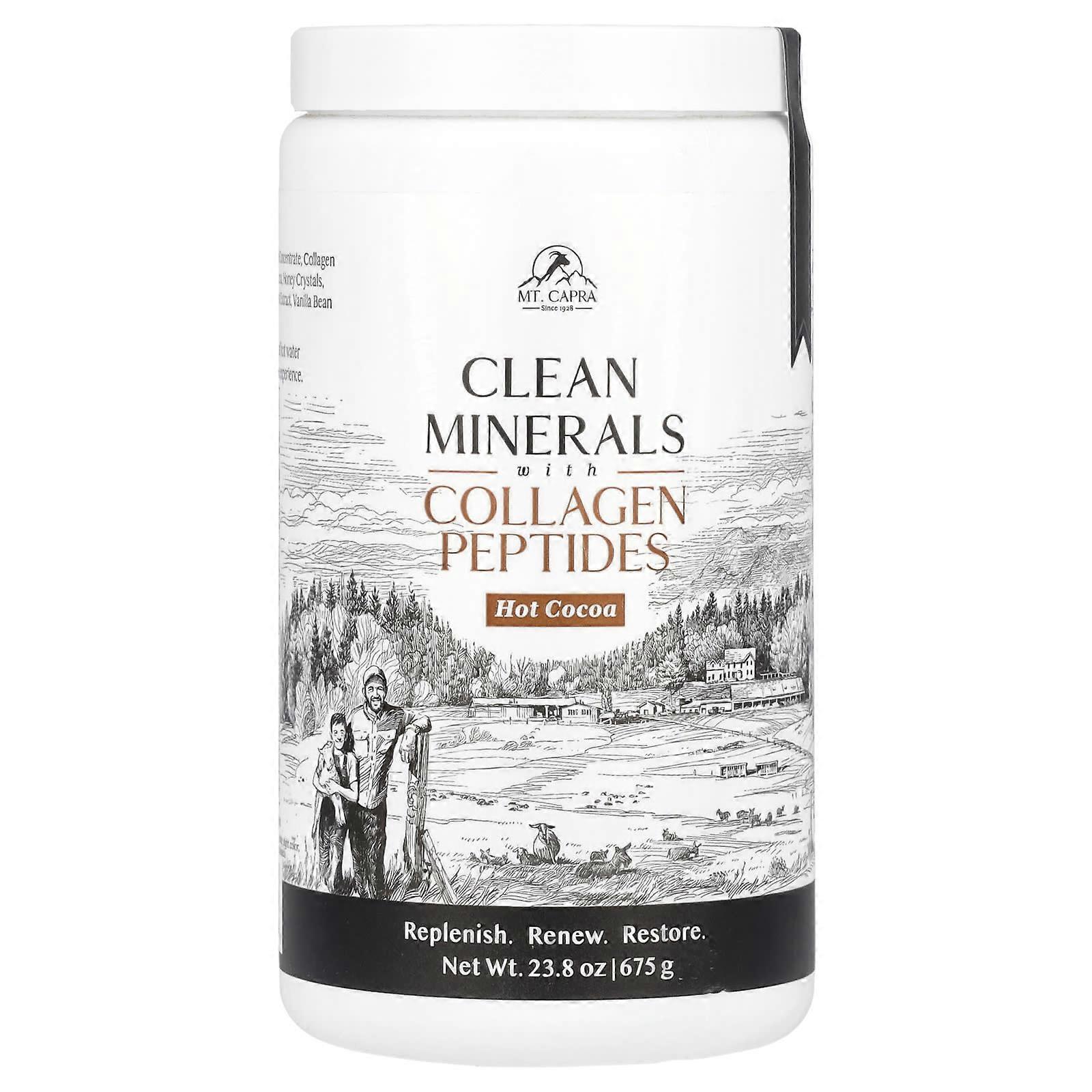 Clean Minerals with Collagen Peptides, Hot Cocoa, 23.8 oz (675 g)