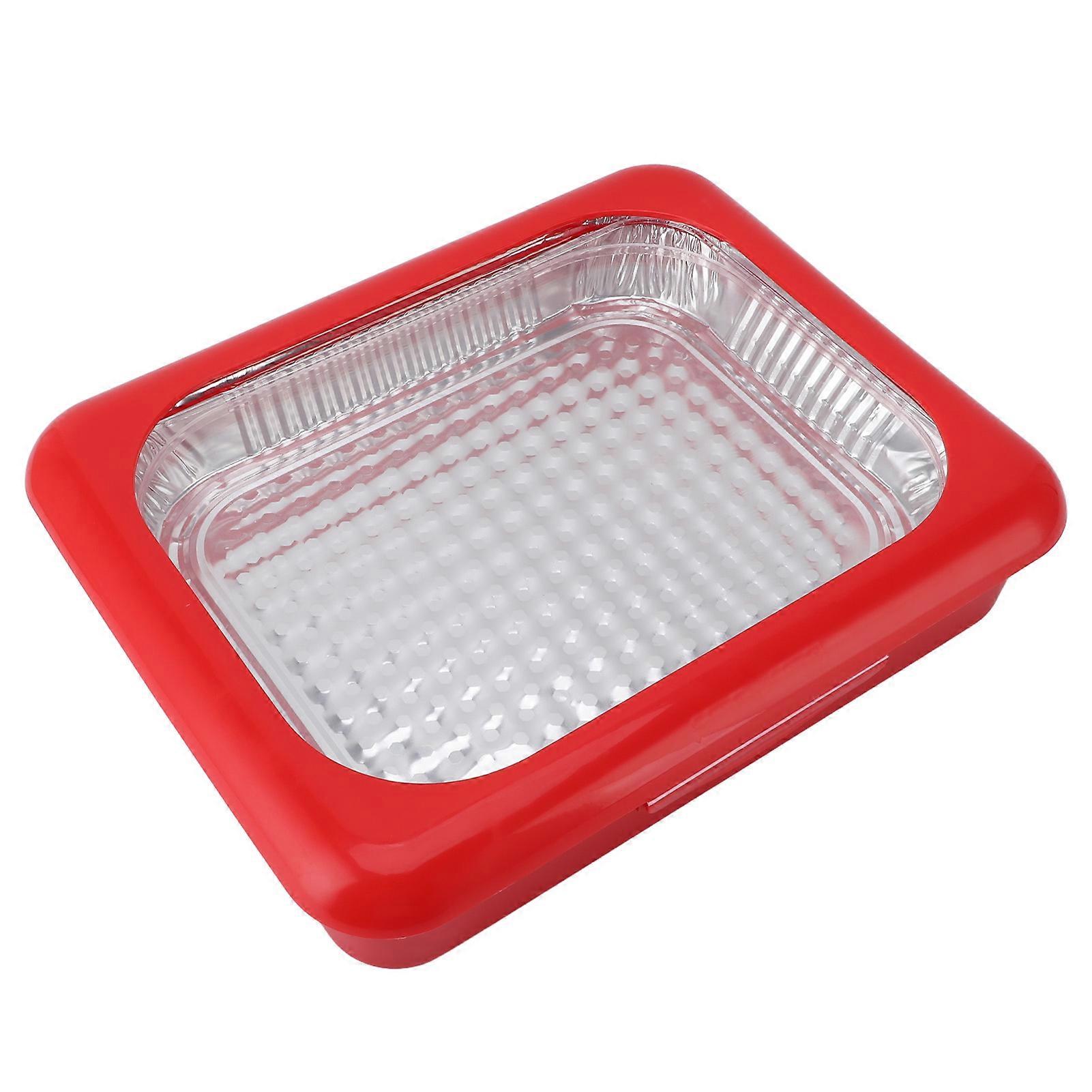 Tin Foil Storage Tray Foil Insulation Picnic Pan Food Container for Picnics Parties Camping Trip 