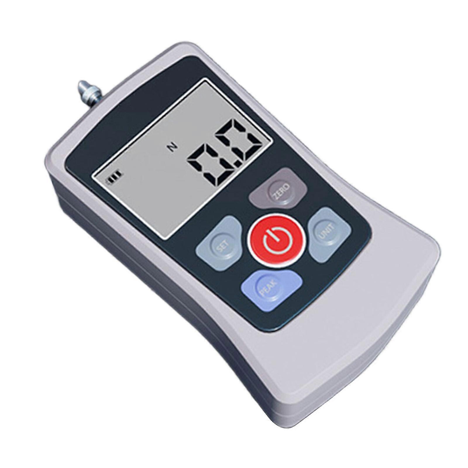 50N Digital Forces Gauge Push Pull Gauge Professional Push Pull Force Gauge for Lab Tension and Compression Load Multicolor