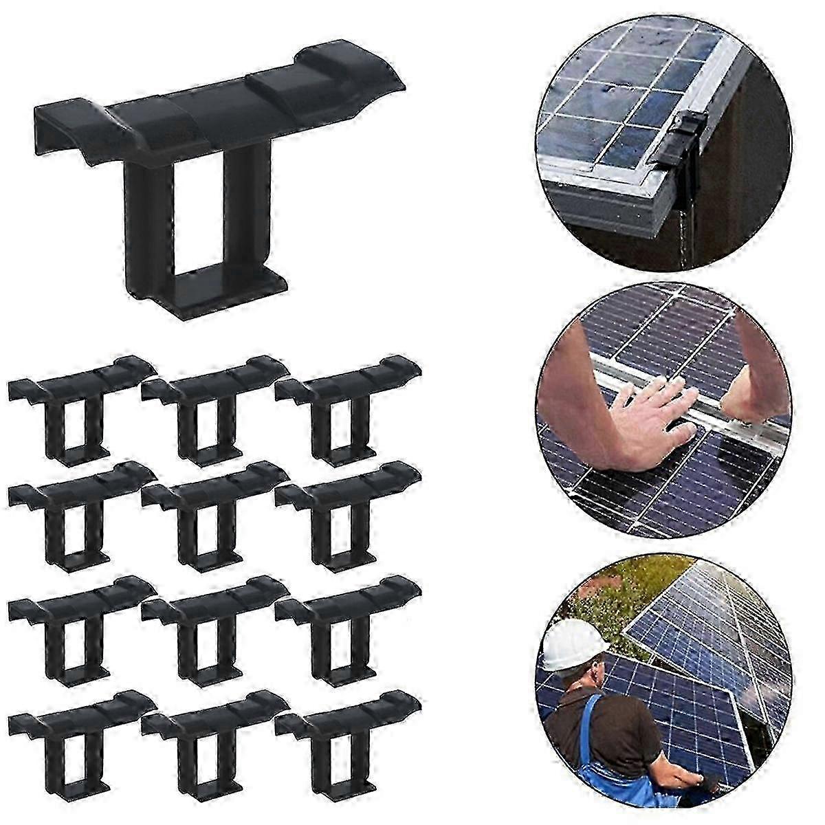 Solar Panel Mounting Clips 30mm Thickness compatible with Outdoor Installation