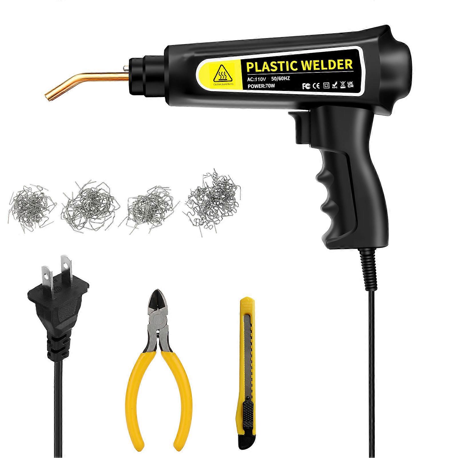 Plastic welding tool 70W for bumper cracks repair with stapler gun