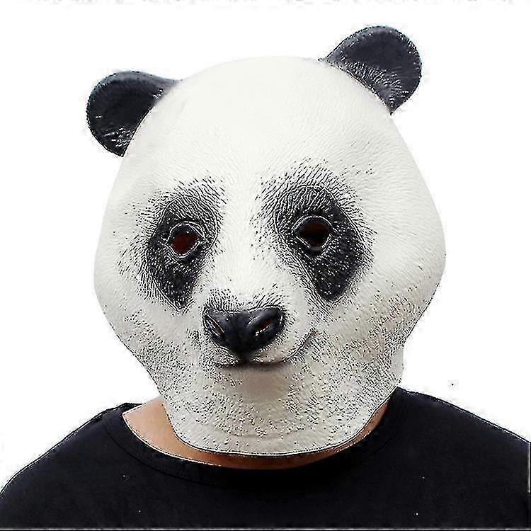 ハロウィンマスク カーニバルマスカレード 動物ヘッドギア パンダマスク