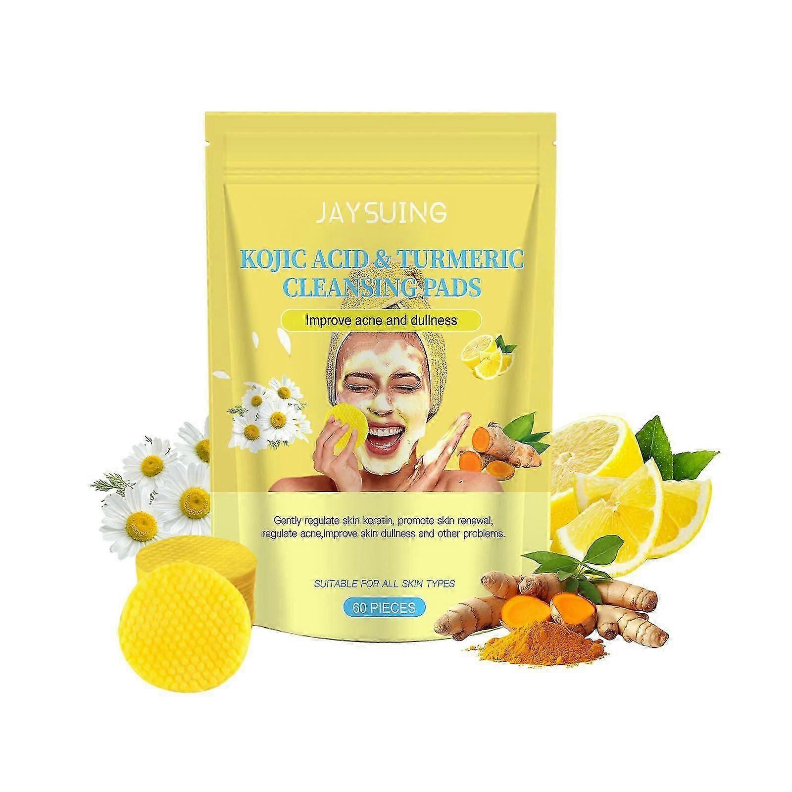 Kojic Acid & Turmeric Cleansing Cotton Pads